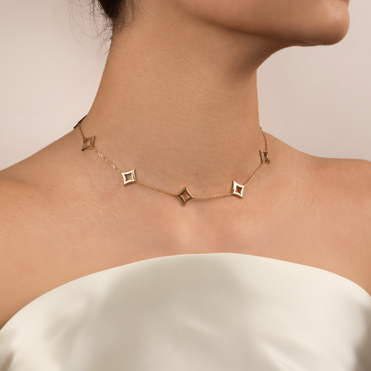 motif necklace small