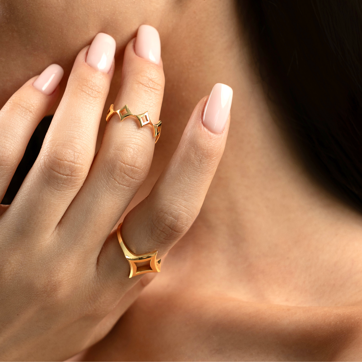 خاتم قطعة واحدة