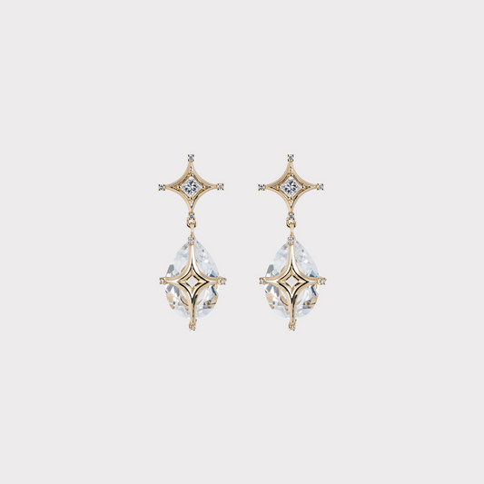 Tesra Aquamarine Earrings