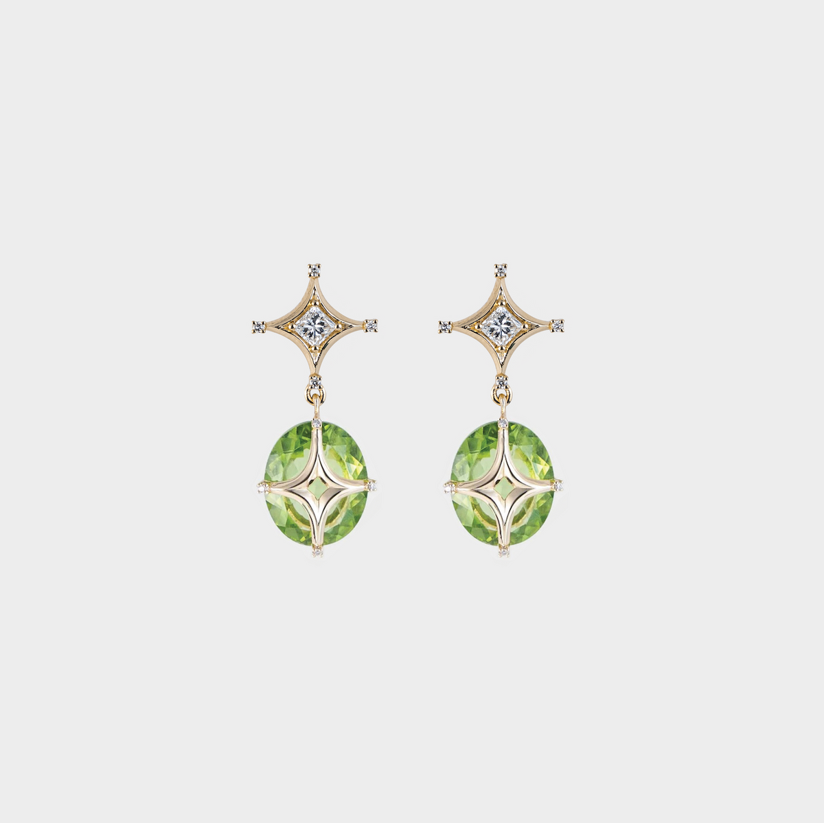 Tesra Peridot Earrings