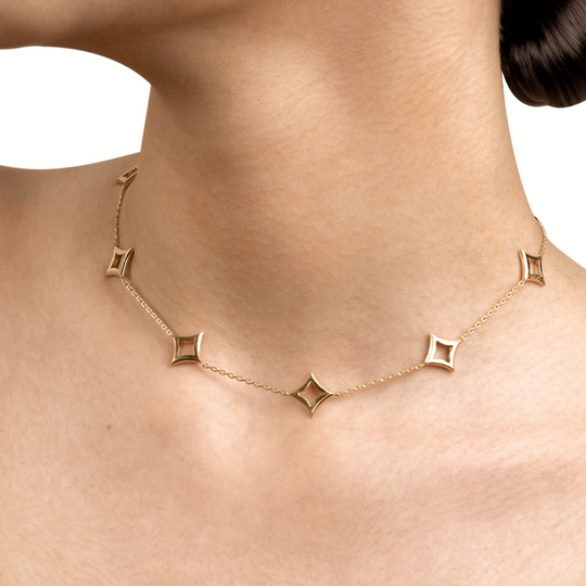 Hilyah 9 motif necklace