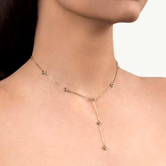 Hilyah lariat necklace