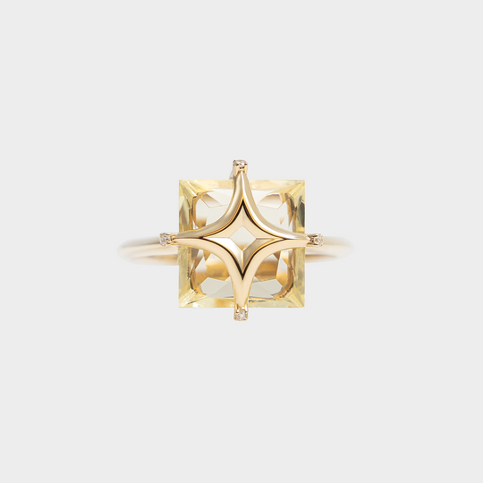 Tesra Citrine Ring