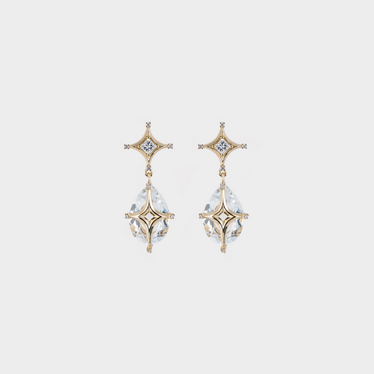 Tesra Aquamarine Earrings