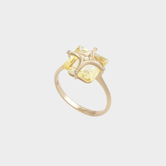 Tesra Citrine Ring