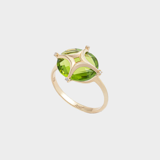Tesra Peridot Ring