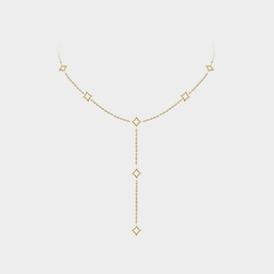 Hilyah lariat necklace
